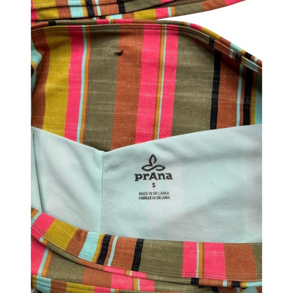 Prana Striped Tankini Swim Top & Boyshort Bottom Set Multicolor Size Small - Picture 9 of 13
